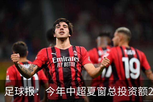足球报：今年中超夏窗总投资额202万欧 浙江连续两年引进夏窗标王